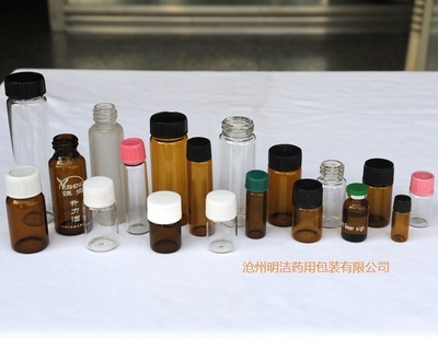 【管制拉管瓶,拉管玻璃瓶,拉管小口瓶,管制卡口瓶】价格,厂家,图片,其他玻璃包装容器,沧州明洁药用包装-